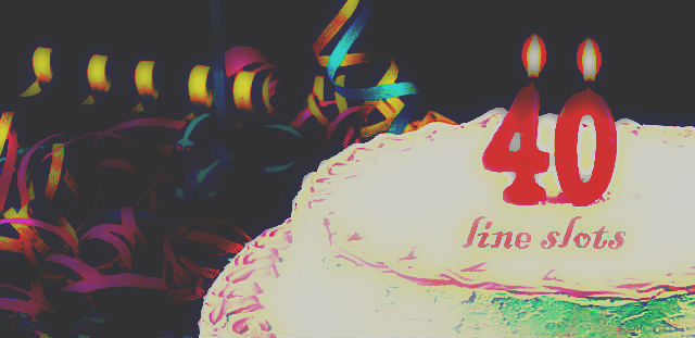 Try to gambe with 40 line slots